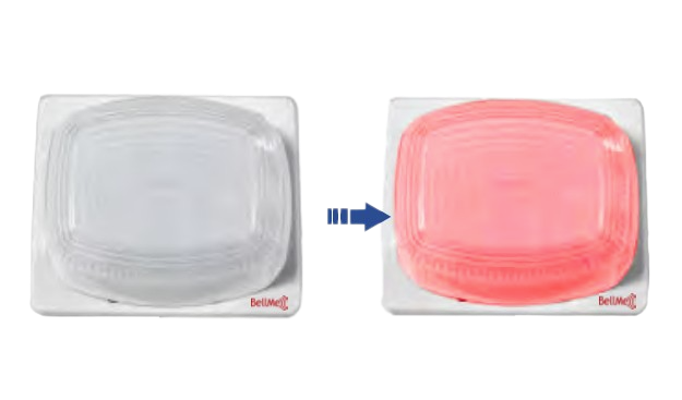BellMe B-700 LED Light flashing red when a call is activated